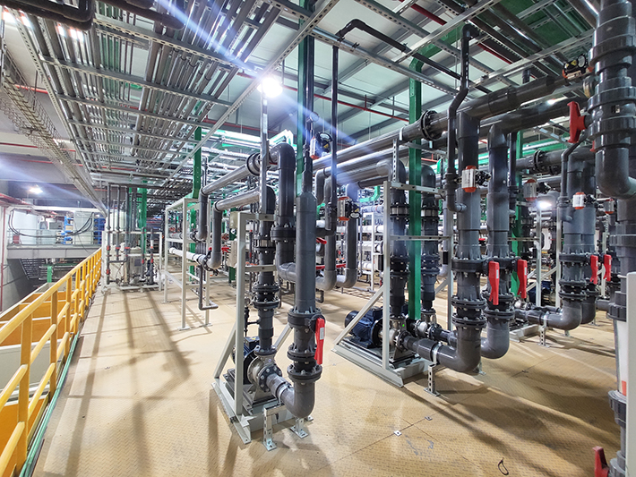 科勒衛浴電鍍廢水處理零排放項目現場